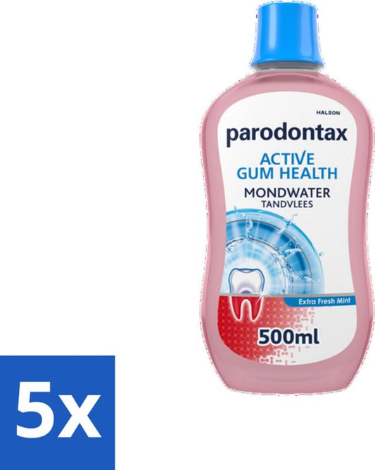 Parodontax - Mondwater - Extra Fresh Mint - 500ml x 5
