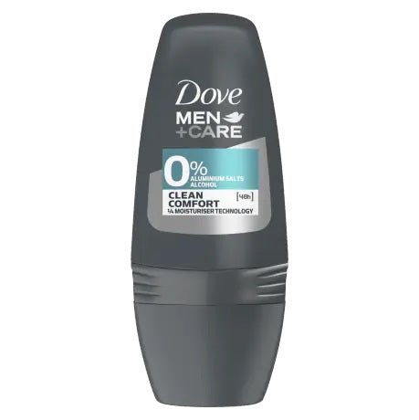 Dove Men+Care - Deodorant - Roller - Clean Comfort 0% - 50ml