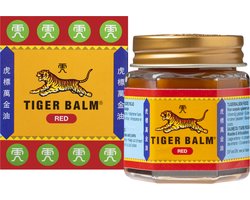 Tiger Balm Rood - Tijgerbalsem - Spierbalsem - Behoud van soepele spieren en gewrichten - Verzorging van de spieren voor en na het sporten - 30 gram