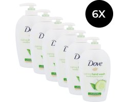 Dove Caring Hand Wash 250 ml - Cucumber & Green Tea Scent (6 stuks)