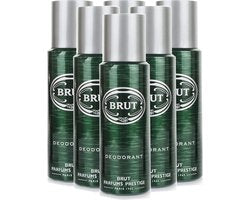 Brut Original Long Lasting Deodorant - Pak Je Voordeel - 6 x 200 ml