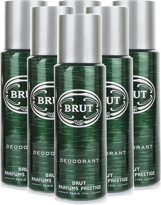 Brut Original Long Lasting Deodorant - Pak Je Voordeel - 6 x 200 ml