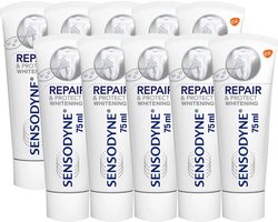 Sensodyne Repair & Protect Whitening Tandpasta Voordeelverpakking - 10 x 75 ml