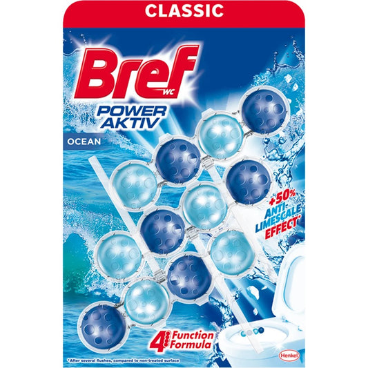 Bref - Toiletblok - Power Aktiv - Ocean - 3x50g