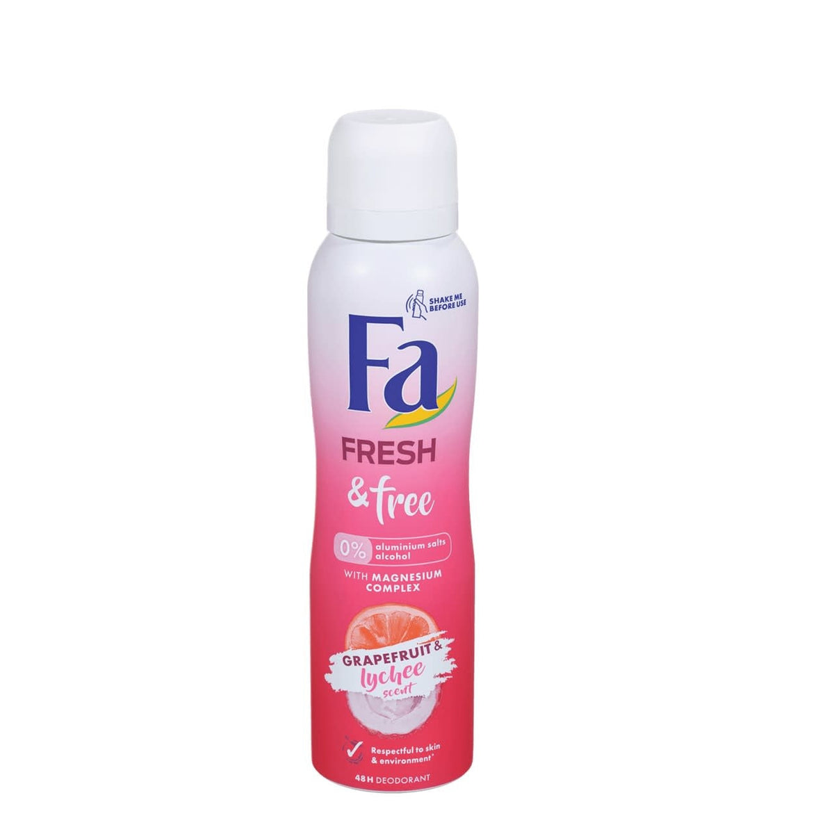 Fa - Deodorant - Spray - Fresh & Free - Grapefruit & Lychee Scent - 150ml