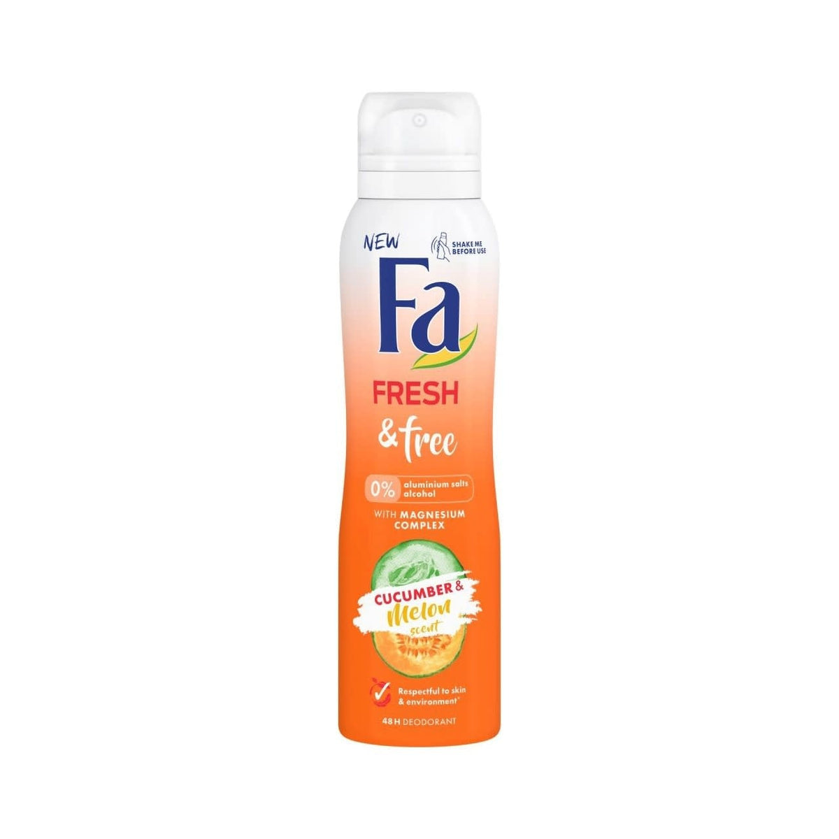 Fa - Deodorant - Spray - Fresh & Free - Cucumber & Melon Scent - 150ml