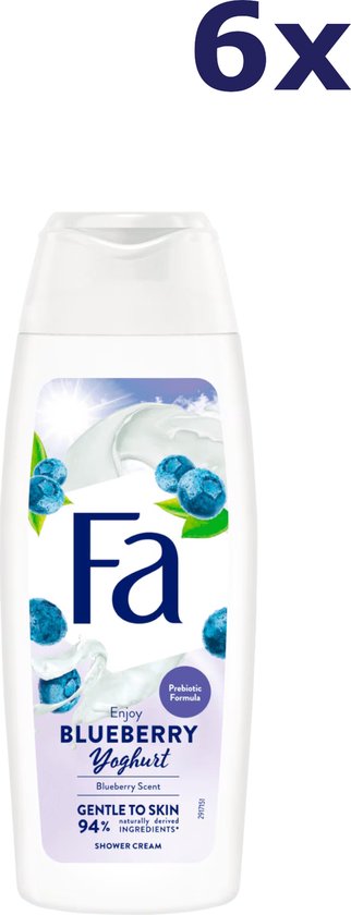 Fa Enjoy - Douchegel - Blueberry Yoghurt - 6 x 250 ml