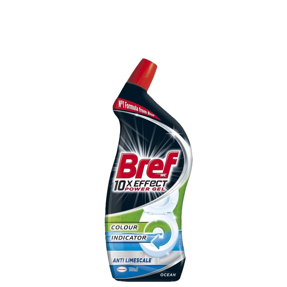 Bref - Toiletreiniger - Ocean - 10x Effect Power Gel - 700ml