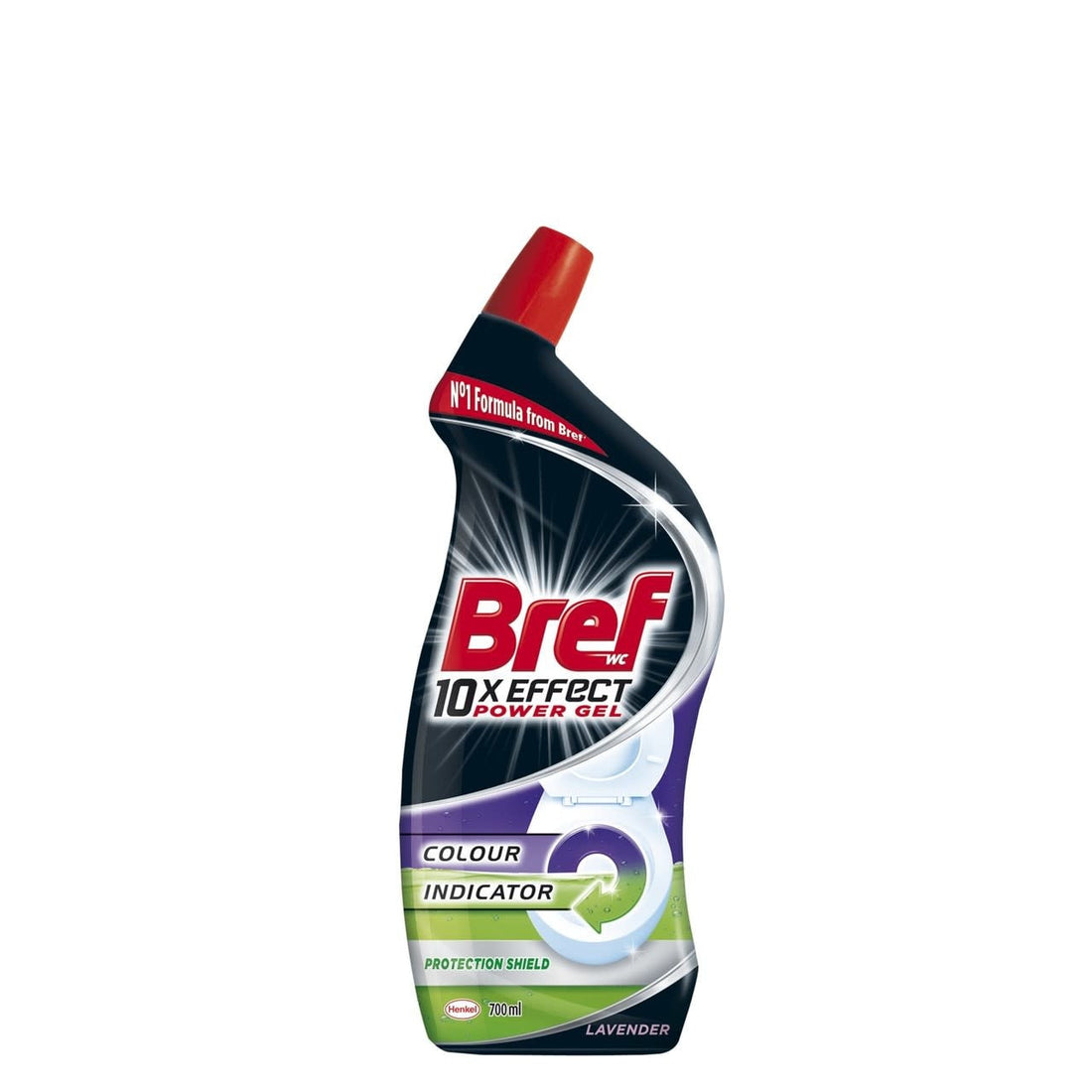 Bref - Toiletreiniger - Lavender - 10x Effect Power Gel - 700ml