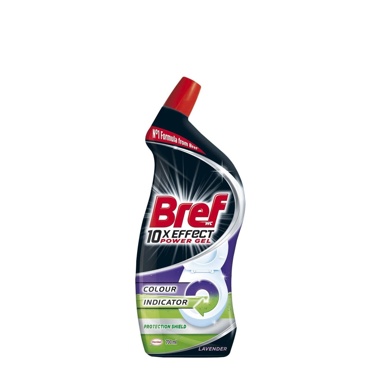 Bref - Toiletreiniger - Lavender - 10x Effect Power Gel - 700ml