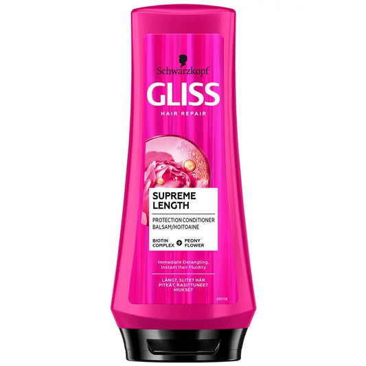 Gliss Kur Hair Repair - Conditioner - Supreme Length - Biotin Complex & Peony Flower - 370ml