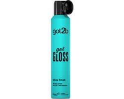 Got2b Glued Hairspray Shine Finish - Haarstyling - Haarspray - Glasachtige Glans - Pluiscontrole - 48u Hold - Voordeelverpakking - 6x 200ml