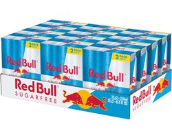 Red Bull Sugar Free - 2-pack - Blik - 12 x 250 ml