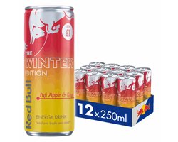 Red Bull Energy - The Winter Edition (12 x 0,25 liter blikken) Fuji Appel & Gember