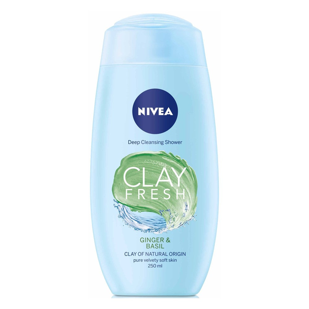 Nivea - Douchegel - Clay Fresh - Ginger & Basil - 250ml