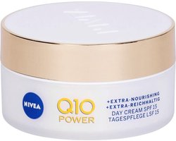 NIVEA_Q10 Power przeciwzmarszczkowy + ekstra od?ywienie krem na dzie? SPF15 cera dojrza?a i wymagaj?ca 50ml