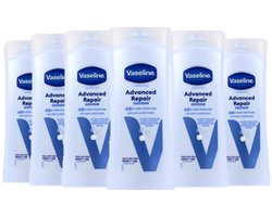 Vaseline Advanced Repair Bodylotion | 6 x 400 ml voordeelverpakking | Parfumvrij