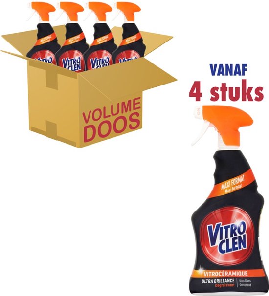 Vitroclen Vitro-keramische Spray (4 x 450ml)
