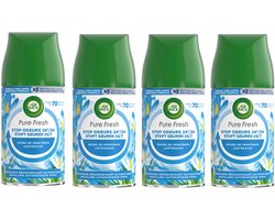 Air Wick Freshmatic Automatische Spray Luchtverfrisser - Pure Lentedauw - Navulling 250ml x4