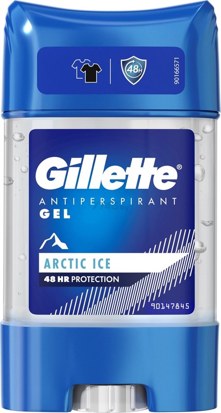 Gillette Endurance Arctic Ice Deodorant Gel Stick - Antiperspirant Clear Gel Deodorant Stick - Deo Stick - Deodorant Man