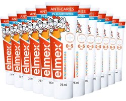Elmex Tandpasta Anti-Caries Peuter 0-5 Jaar -  Voordeelverpakking 12 x 75 ML
