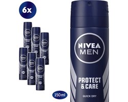 Nivea Deospray Men – Protect & Care - Voordeelverpakking 6 x 150 ML