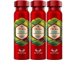 Old Spice Citron Sandalwood Deodorant Spray - 3 x 150 ml