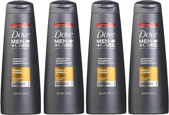 Dove Men+Care Thickening / Strenghtening Shampoo - Voordeelverpakking 4 x 250 ml