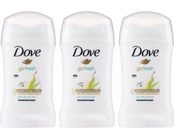 Dove Go Fresh Pear & Aloe Vera Deodorant - 3 x 40 ml