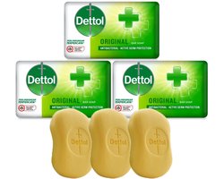 Dettol Original Handzeep Active Germ Protection - Antibacteriële zeep - Soap - Zeep Blok (3 x 100g)