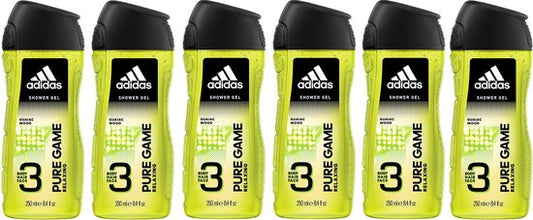 Adidas Douchegel - Pure Game - 6 x 250 ml