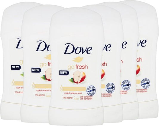 Dove Apple & White Tea Deodorant Stick - 6 x 40ml - Deodorant Vrouw