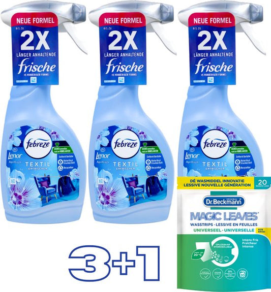 Febreze Lenor April Fris Textielverfrisser - 500 ml - Textiel Verfrisser - Textiel Spray - Ongevaarlijk voor Honden en Katten