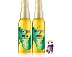 Pantene Pro V Haarolie Argan Infused Hair Oil - Haar Olie Argan - Voor Droog en Beschadigde Haar - Niet Vettig of Plakkerig - 2 x 100 ml
