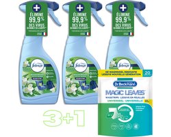 Febreze Textielverfrisser Morning Freshness - 3 x 500 ml - Textiel Verfrisser - Textiel Spray - Anti Bacterieel