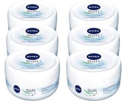 Nivea Crème Soft - Hydraterende Crème - Grootverpakking 6 x 200 ml