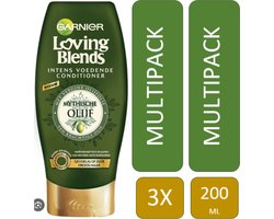 ULTRA DOUX - LOVING BLENDS - BOTANIC THERAPY - OLIJF - HAAR CONDITIONER - CREME SPOELING - VEGAN FORMULE - SILICONENVRIJ - ALLE HAARTYPES - HAARBALM - BULK VOORDEEL - 3X 200ML