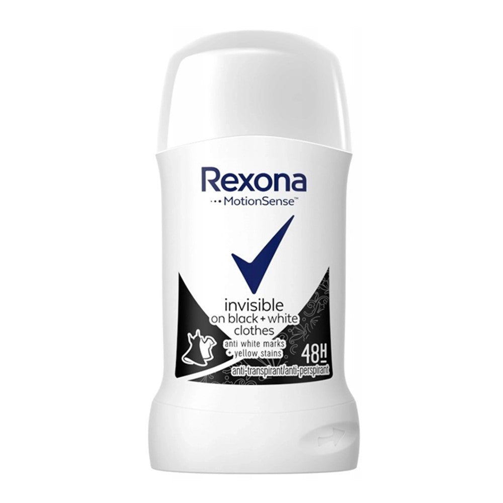 Rexona Motion Sense - Deodorant - Stick - Invisible On Black & White Clothes - 50ml