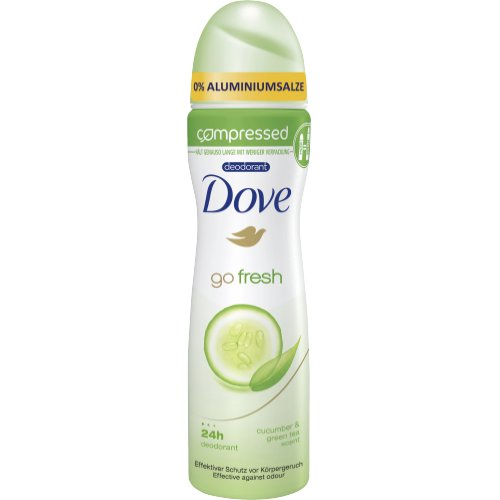Dove - Deodorant - Spray - Compressed - Go Fresh - Cucumber & Green Tea Scent - 75ml