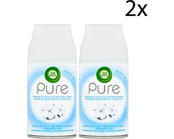 Air Wick - Luchtverfrisser - Navulling - Zachtheid van Katoen - 250ml x 2