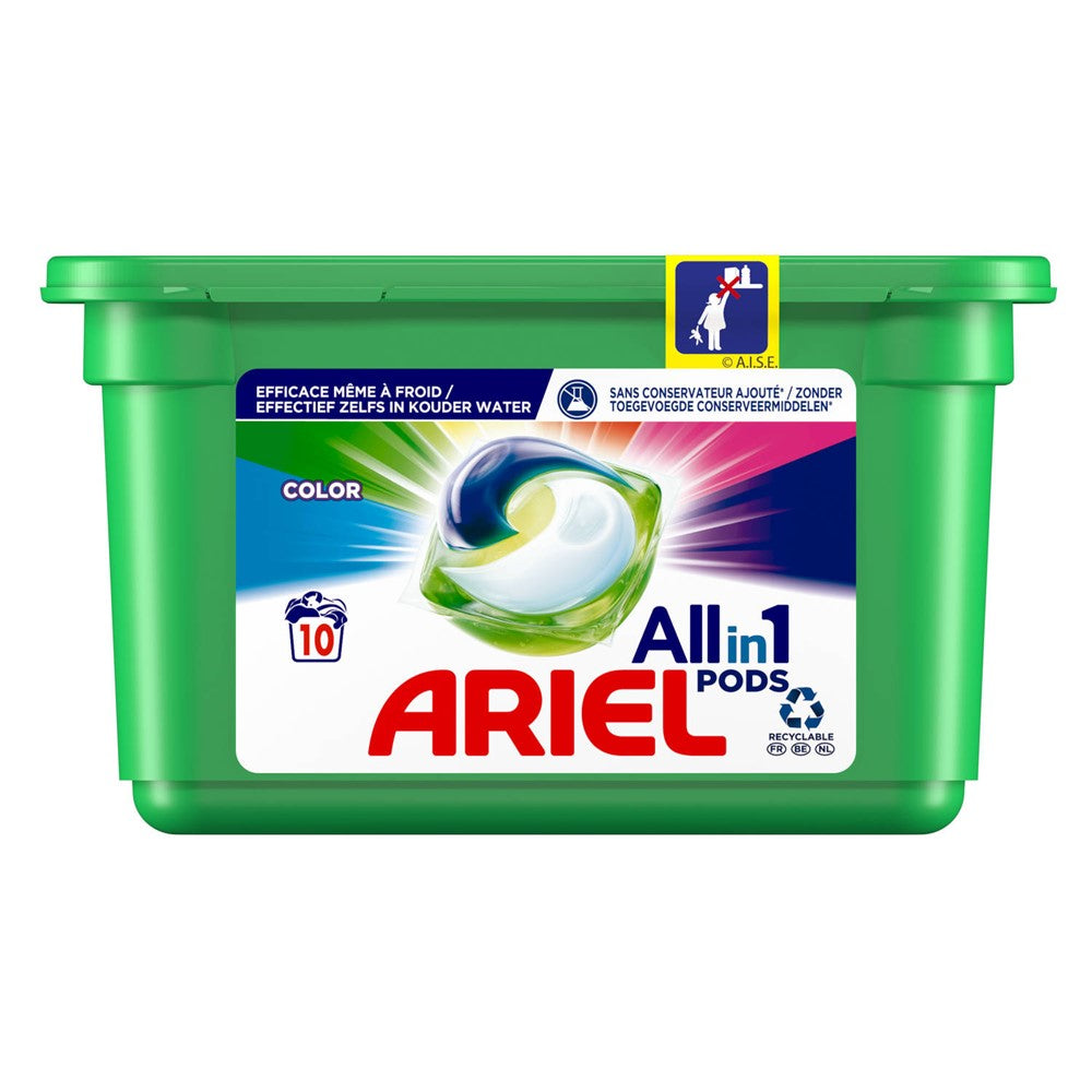 Ariel - Wasmiddel - Pods - All in 1 Pods - Color - 10Wb/238g