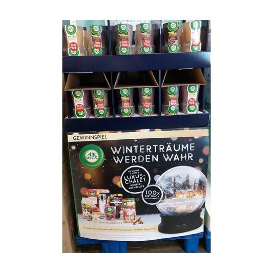 Air Wick - Display - Geurkaars - 5 Assortimenten - 105g - 96 Stuks