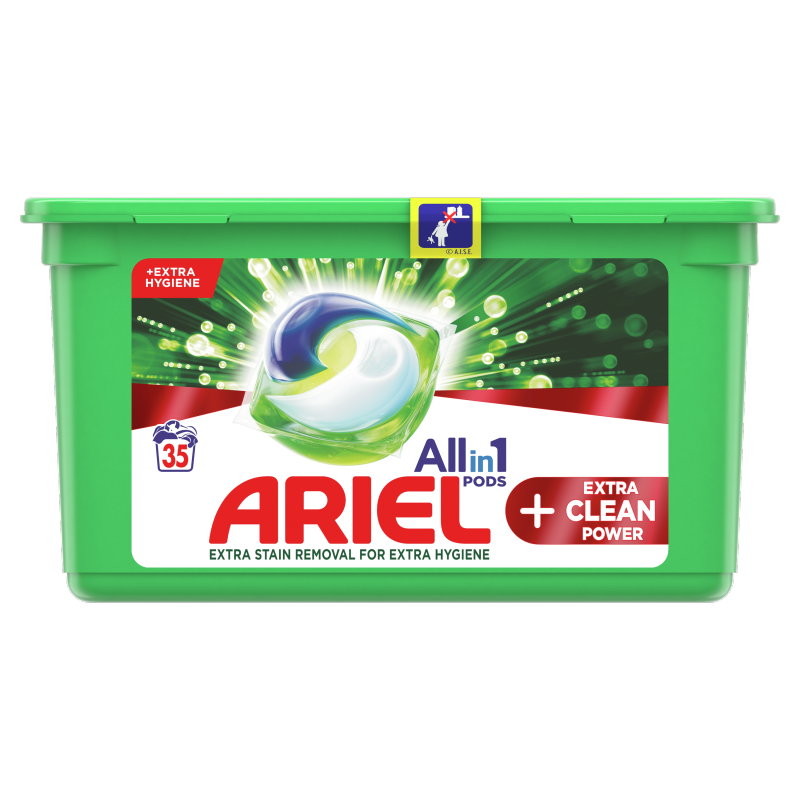 Ariel - Wasmiddel - Pods - All in 1 Pods - Extra Clean Power - 35Wb/952g