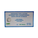 Cleany - Huishoud artikelen - Wegwerp Handschoenen - Medium - Doorzichtig-Gepoederd-Non Sterile - 50 Stuks