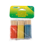 Cleany - Huishoud artikelen - Cocktailprikkers - Colored Box - 3x150 Stuks