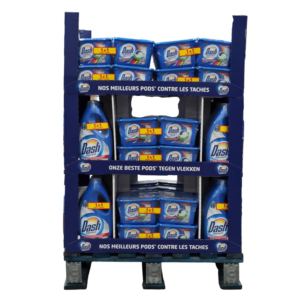 Dash - Display - Pods + Liquids - 3 Assortimenten - 128 Stuks