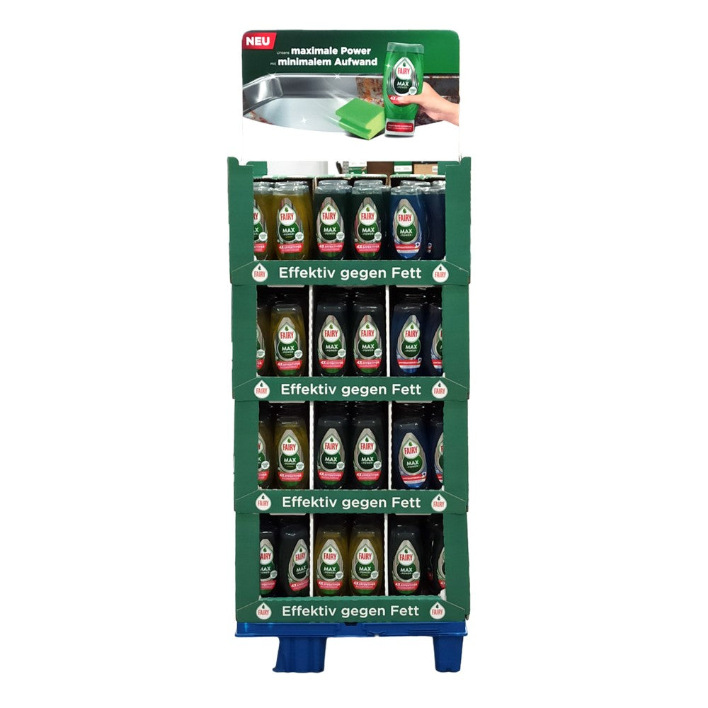 Fairy - Display - Afwasmiddel - Max Power - 36xAntibacterial - 48xLemon - 60xOriginal - 3 Assortimenten - 144 x 660ml