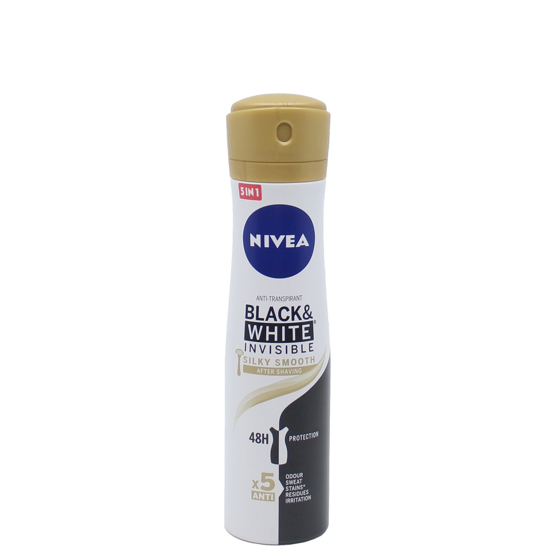 Nivea - Deodorant - Spray - Black & White Invisible - Silky Smooth - 150ml