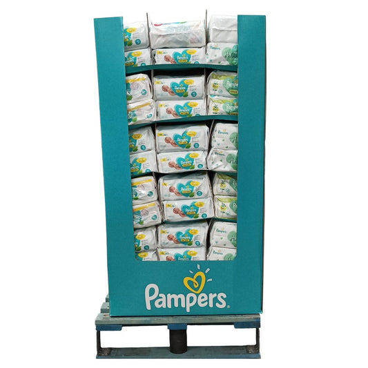 Pampers - Display - Babydoekjes - 5 Assortimenten - 516 Stuks