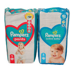 Pampers - Luiers - Gemengde Doos - 60xSize 5 - 11-16kg Active Baby + - 56xSize 5 - 12-17kg Pants - 2 Stuks